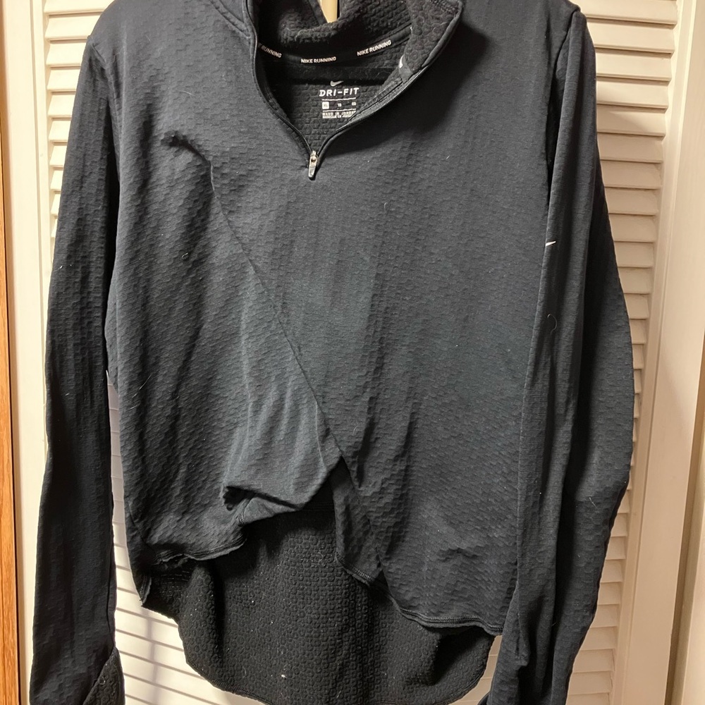 Black Nike quarter zip